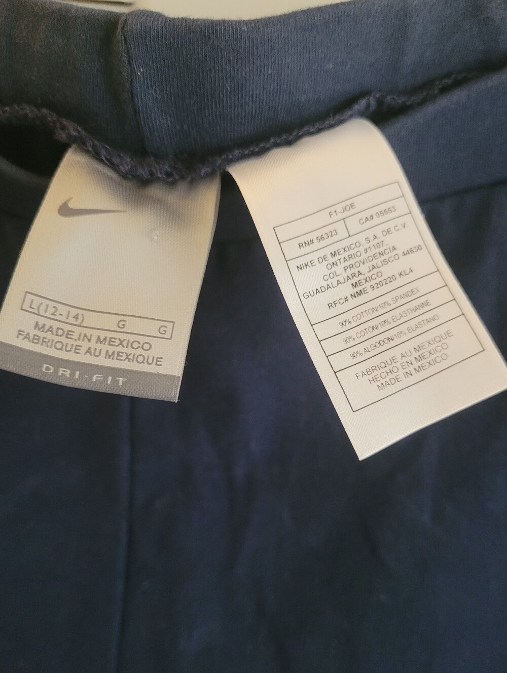 Nike Women's Dark Navy Athletic Joggers - Picture 4 of 6